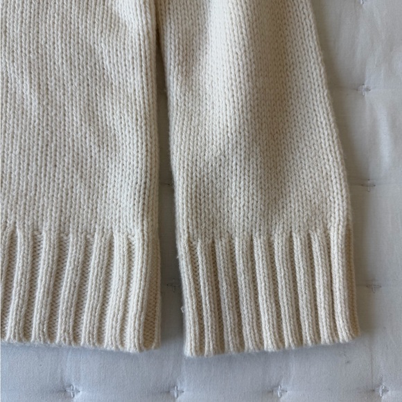 Jenni Kayne Amelia Crewneck Sweater Cashmere Ivory - Picture 10 of 11